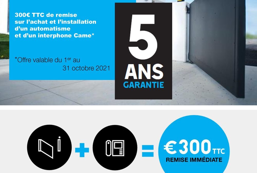 ACE – REMISE EXCEPTIONNELLE DE 300 €