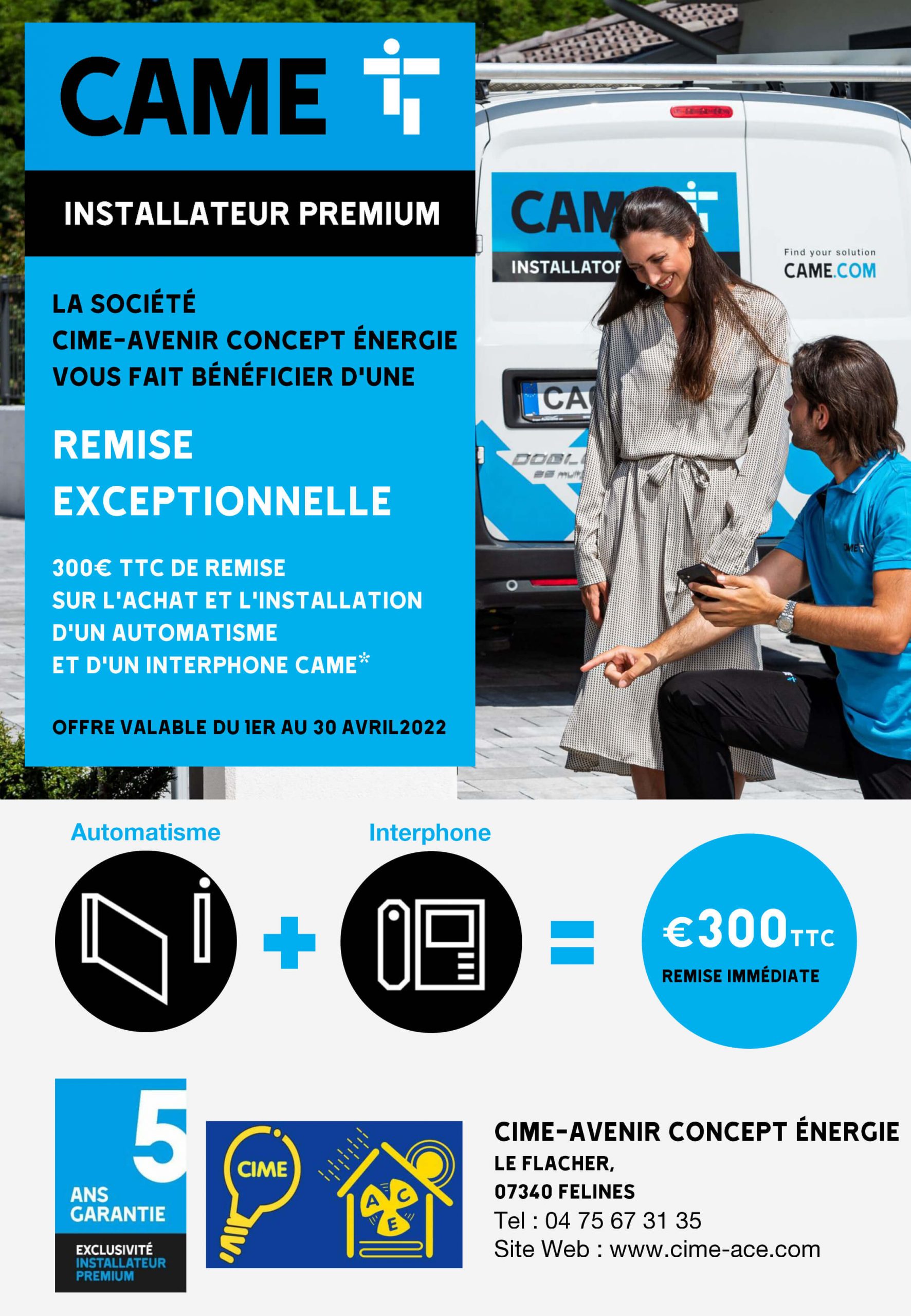 Promotion dans flyer